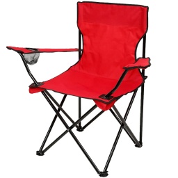 SILLA PLEGABLE DE CAMPING PLAYA  ACERO