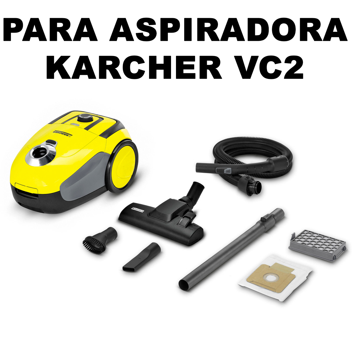 Aspiradora Karcher Seco Humedo 1000w 15Lts WD1 - Acerix